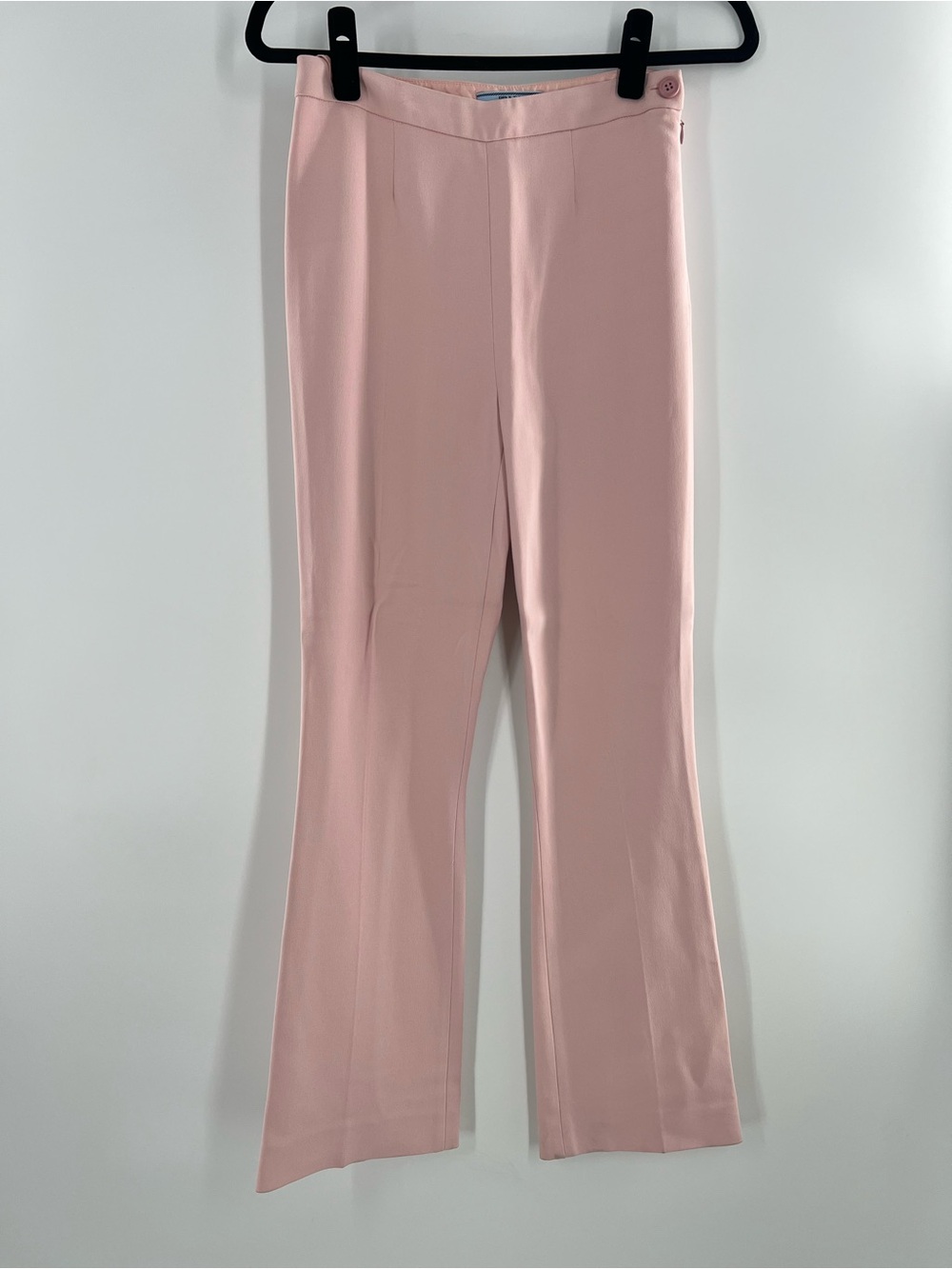 PRADA Pink Silk Blend Pants Size 38